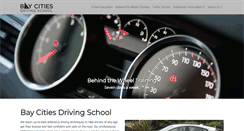 Desktop Screenshot of baycitiesdrivingschool.com
